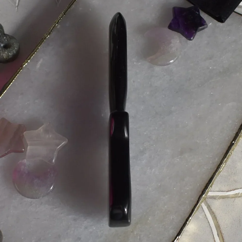 Black Obsidian Athame